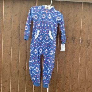 NWT - Carter’s (Infant Girls) One-Piece Zip Pj’s
